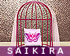 fSKf Pink Cage Chair