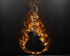 flaming guitar radio
