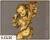 Cherub Sculpture Gold L