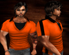 ~KJ~ Orange&Black Shirt