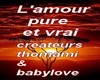 l'amour pure et vrai