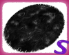 !S! Black Fur Rug #1