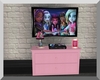 Girl TV & Pink Dresser