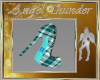 ANGEL Teal Plaid Heels25