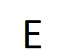 Letter E