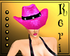 [K]Hot Pnk Cowgirl Hat