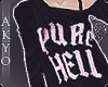 ϟ pure hell sweater