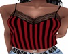 Red Striped Cami
