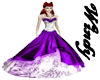 purple white wedding