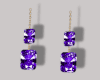 Dark Amethyst Earrings