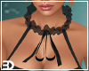 Black Collar Crop Top