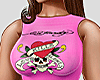 (h) Ed Hardy Magenta Top