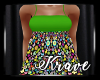 [K] Lime Hippie Dress