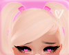 Hair blonde