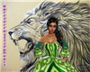 celtic green gown