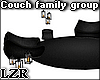 Black Couch Family Group