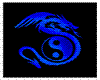 Blue dragon yinyang
