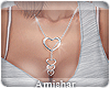 A|M Heart Love Necklace