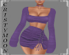 *CM*VIVIANA DRESS-PURPLE