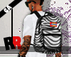 |GA|White Zebra Print