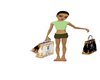 poses shopping  couples