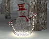 Snowman with lights