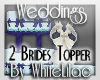 WL~ IceBlue Wedding Cake
