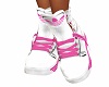  kicks pink/white