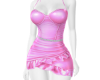 Fizzy Pink Ruffle Dress