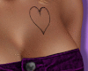 Heart Tattoo - Left