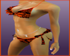 OR Orange Falbala Bikini