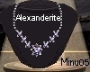 Alexanderite Necklace