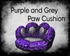 Purple & Grey Paw Chair