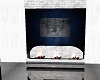 the blue fireplace