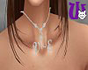 V ~ E Silver F Necklace