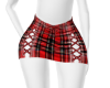 Red Plaid Skirt -RLL