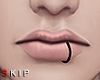 S.Black Lip Piercing