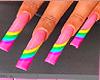 Rainbow Ish Nails