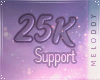 M~ Support Sticker 25K
