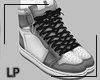Grey Sneakers + Socks