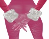 Pink Christmas Gloves!