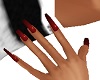 DEEP RED NAILS