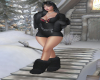 A~Black Fur Boots F v1