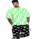 Camiseta Fendi Green