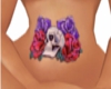Skull N Rose Belly Tatt