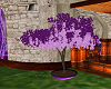 potted tree purple