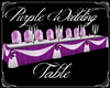 Purple Wedding Table