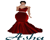 Crimson Elegance Gown