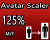Scale Avatar 125% M/F