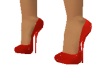 Red Sparkle High Heels